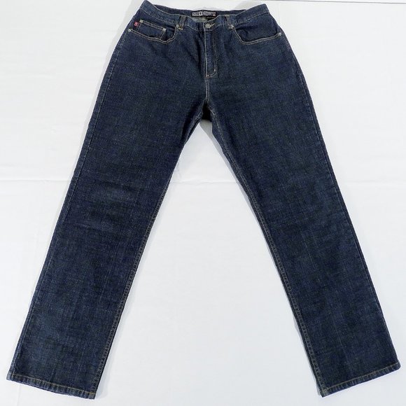 Chico's Denim - CHICO'S DENIM Women's 2.0 (Actual 33 x 31) Dark Wash Blue Stretch Jeans